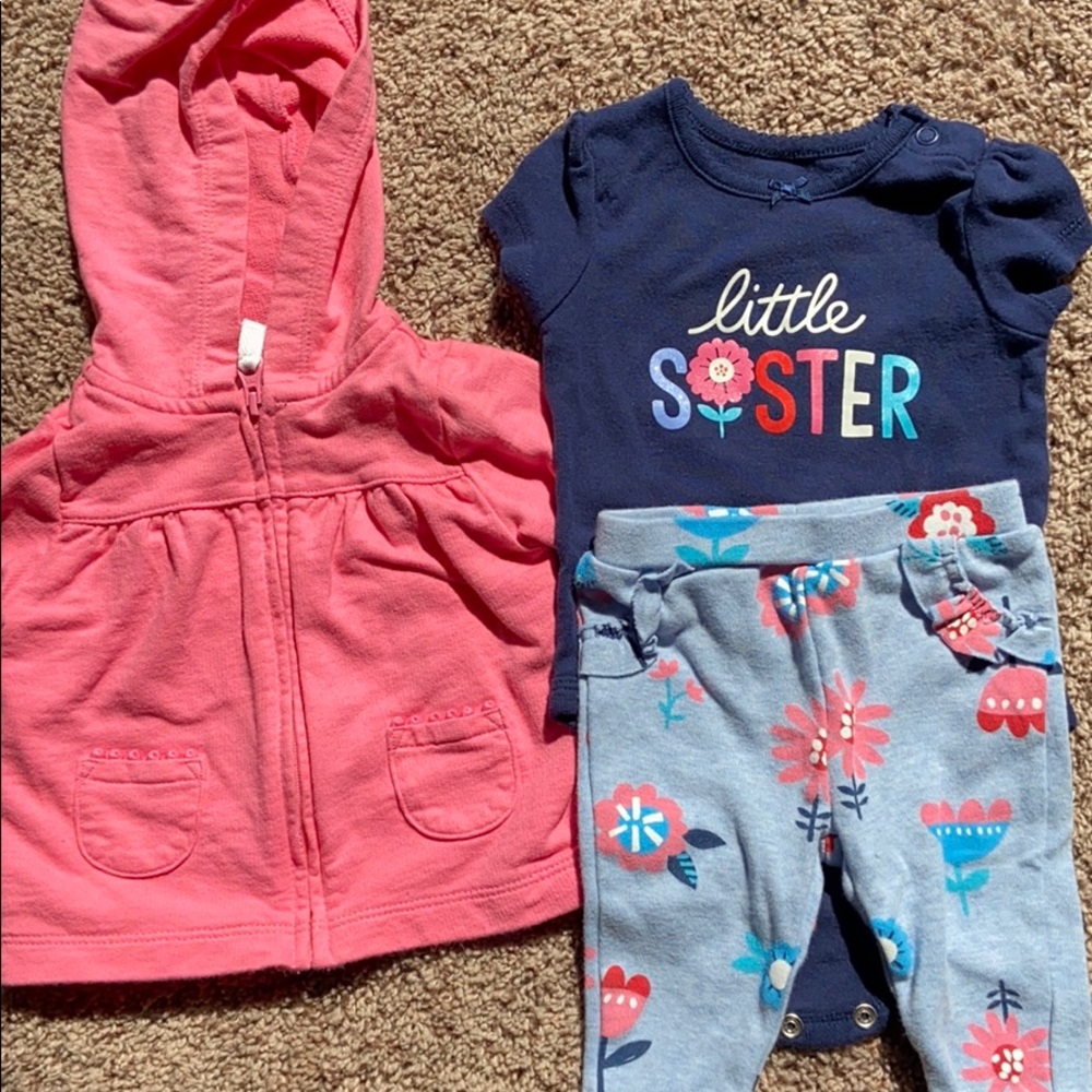 Little sister outfit (Carter’s 3M)